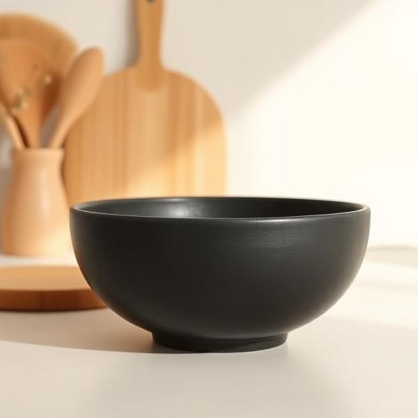 Clay Bowl Black